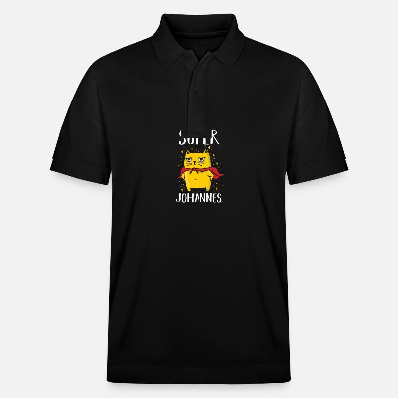 Johannes - Polo PREPSTER bio Stanley/Stella Unisexe - noir