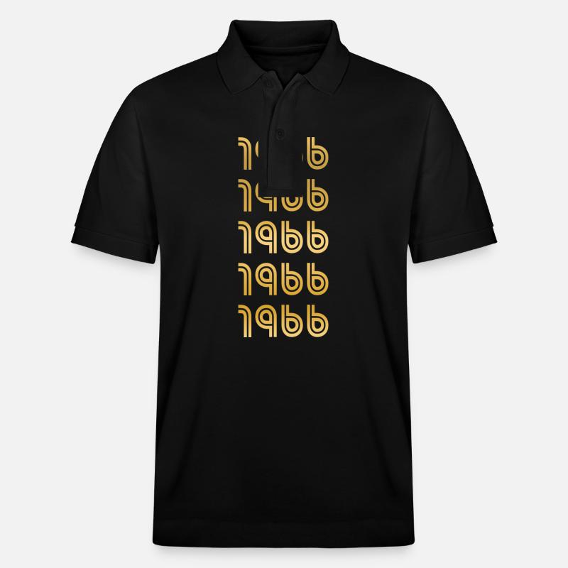 Année 1966 - Polo PREPSTER bio Stanley/Stella Unisexe - noir