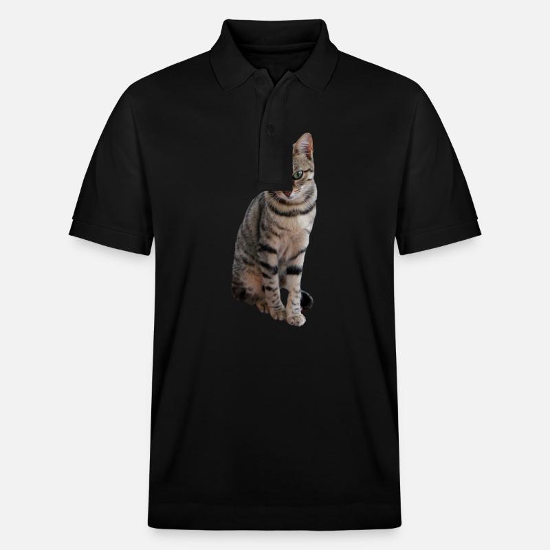 Katze, Kätzchen - Stanley/Stella Unisex Bio-Poloshirt PREPSTER - Schwarz