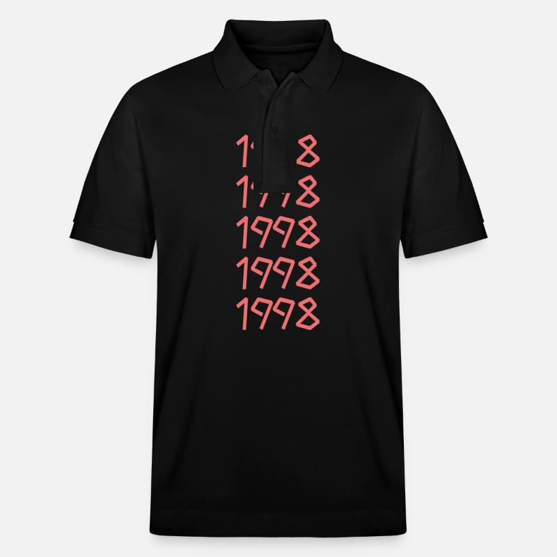 Sonne 1998 - Stanley/Stella Unisex Bio-Poloshirt PREPSTER - Schwarz
