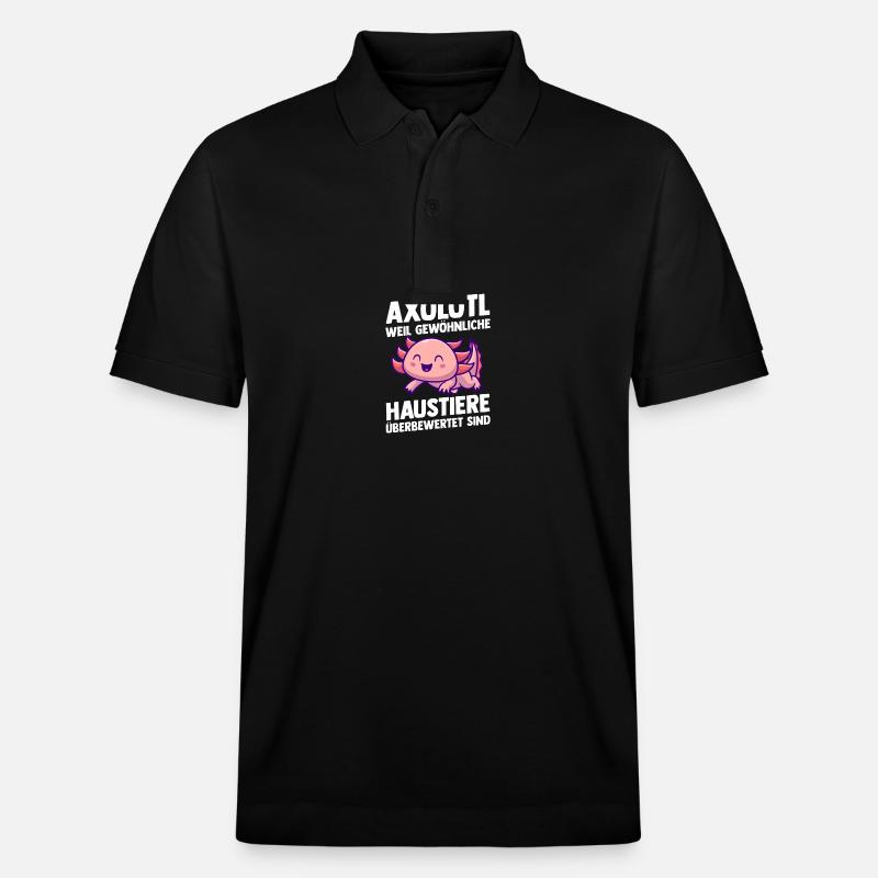 Axolotl - Polo PREPSTER bio Stanley/Stella Unisexe - noir
