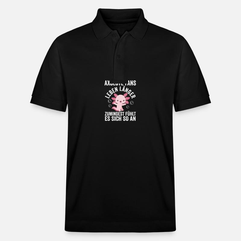 Axolotl - Polo PREPSTER bio Stanley/Stella Unisexe - noir