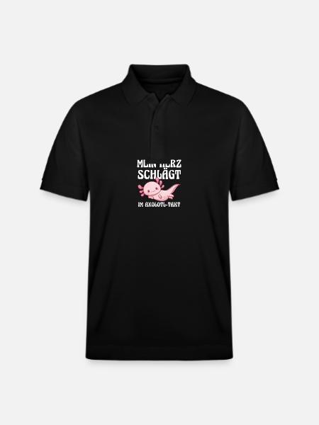 Axolotl - Polo PREPSTER bio Stanley/Stella Unisexe - noir