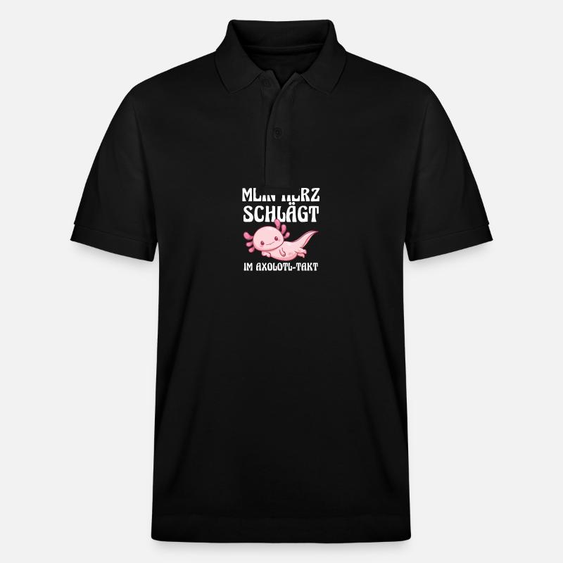 Axolotl - Polo PREPSTER bio Stanley/Stella Unisexe - noir