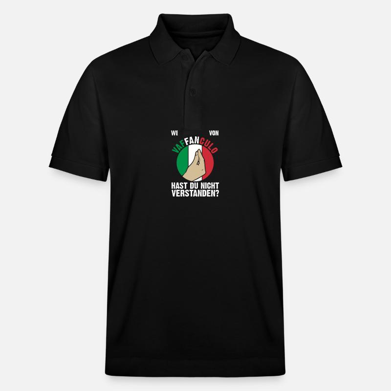 Italie Vaffanculo italien - Polo PREPSTER bio Stanley/Stella Unisexe - noir