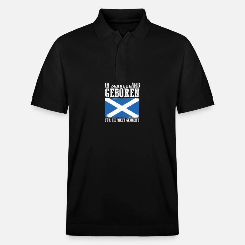 Ecossais Ecosse Ecosse Ecosse - Polo PREPSTER bio Stanley/Stella Unisexe - noir