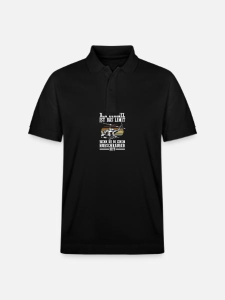 Pilot Helicopter Helicopter - Stanley/Stella Unisex Organic Polo Shirt PREPSTER - black
