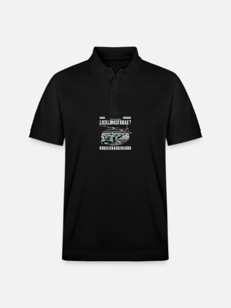 Pilot Helicopter Helicopter - Stanley/Stella Unisex Organic Polo Shirt PREPSTER - black