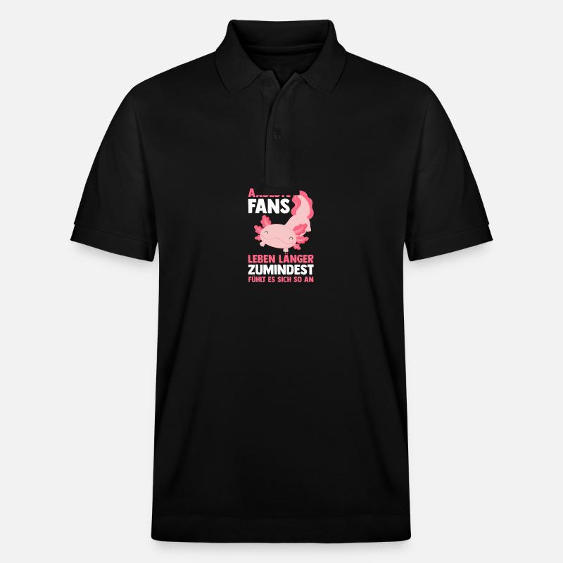 Axolotl - Polo PREPSTER bio Stanley/Stella Unisexe - noir