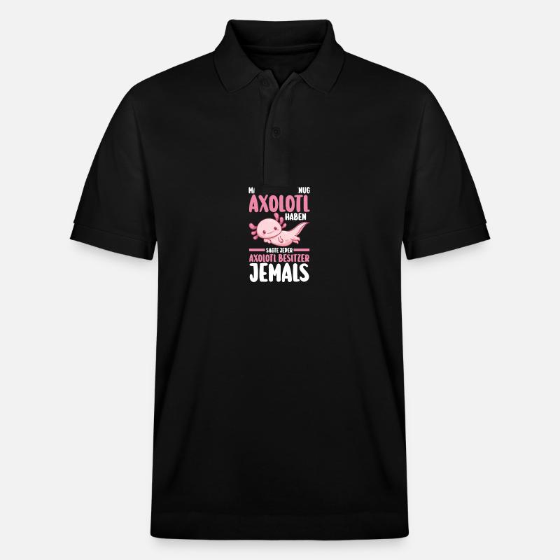 Axolotl - Polo PREPSTER bio Stanley/Stella Unisexe - noir