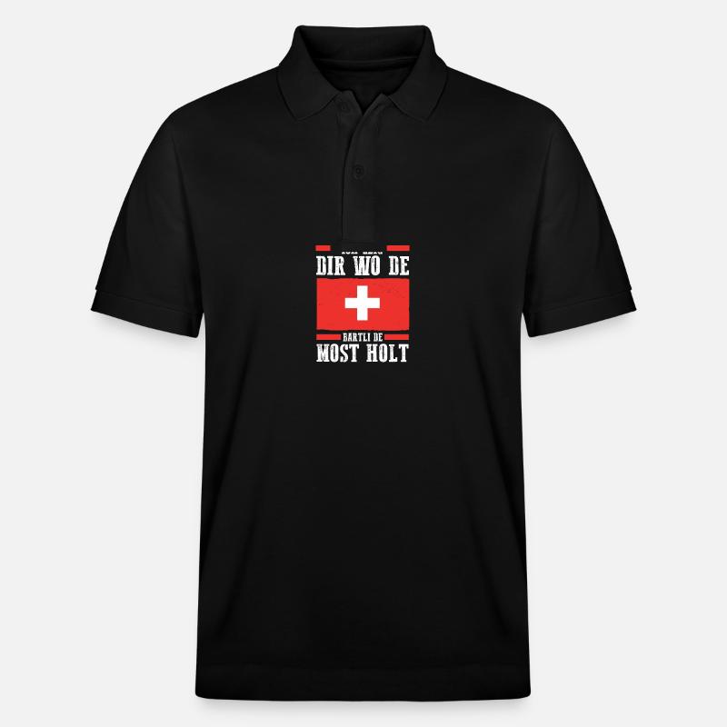 Suisse Suisse - Polo PREPSTER bio Stanley/Stella Unisexe - noir