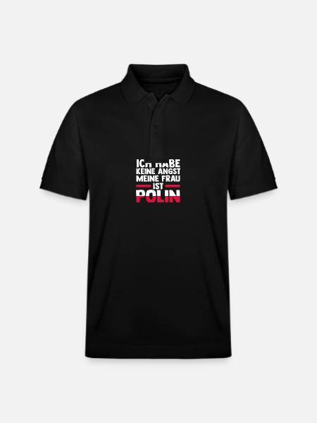 Pole Polen - Stanley/Stella Unisex Bio-Poloshirt PREPSTER - Schwarz