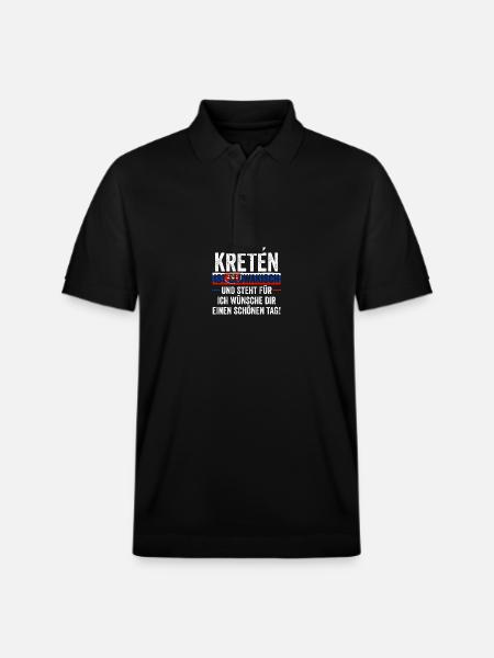 Slowaken Slowakei - Stanley/Stella Unisex Bio-Poloshirt PREPSTER - Schwarz