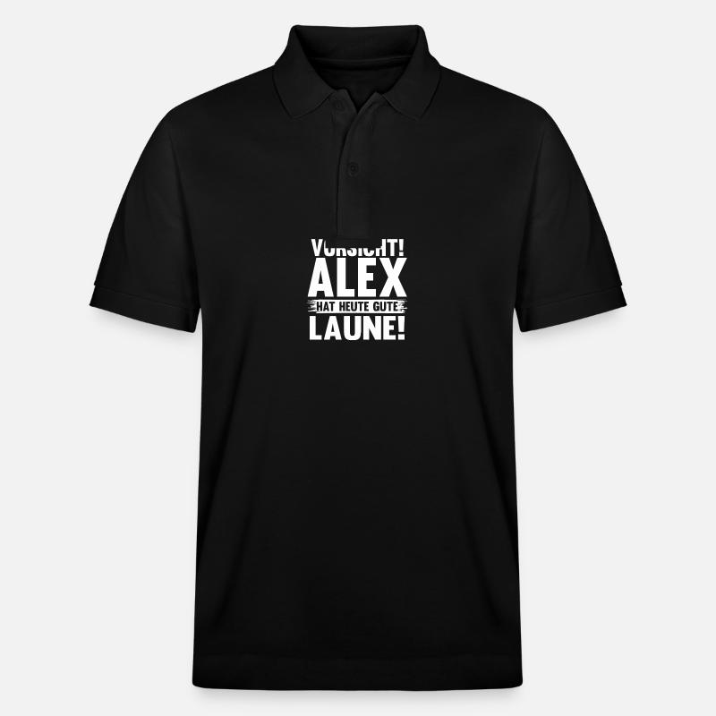 Alexander Alexandra Alexa Alex - Stanley/Stella Unisex Bio-Poloshirt PREPSTER - Schwarz