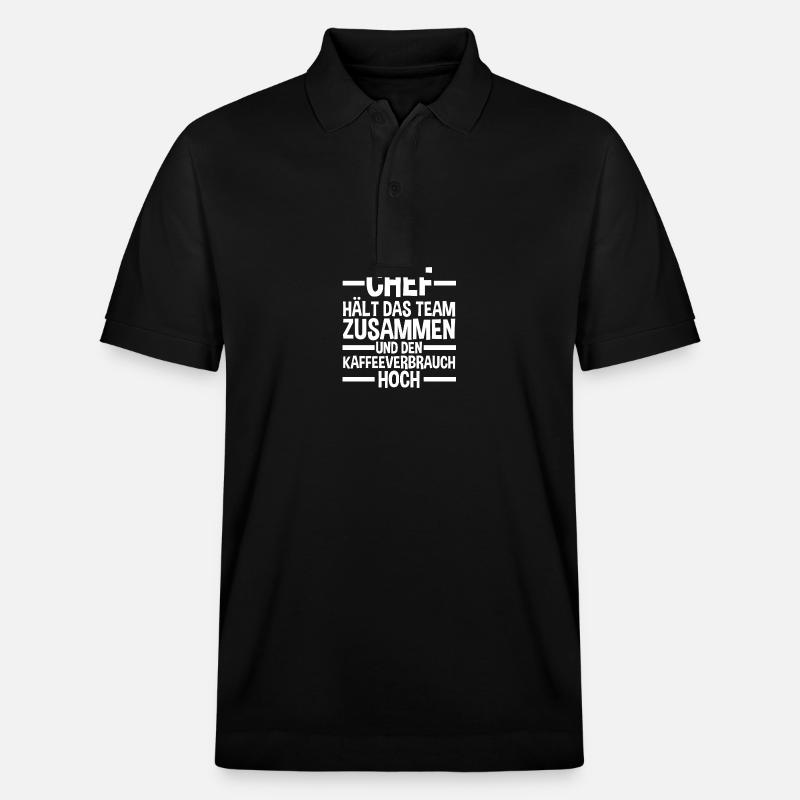 Teamleiter Gruppenleiter Teamchef Abteilungsleiter - Stanley/Stella Unisex Bio-Poloshirt PREPSTER - Schwarz