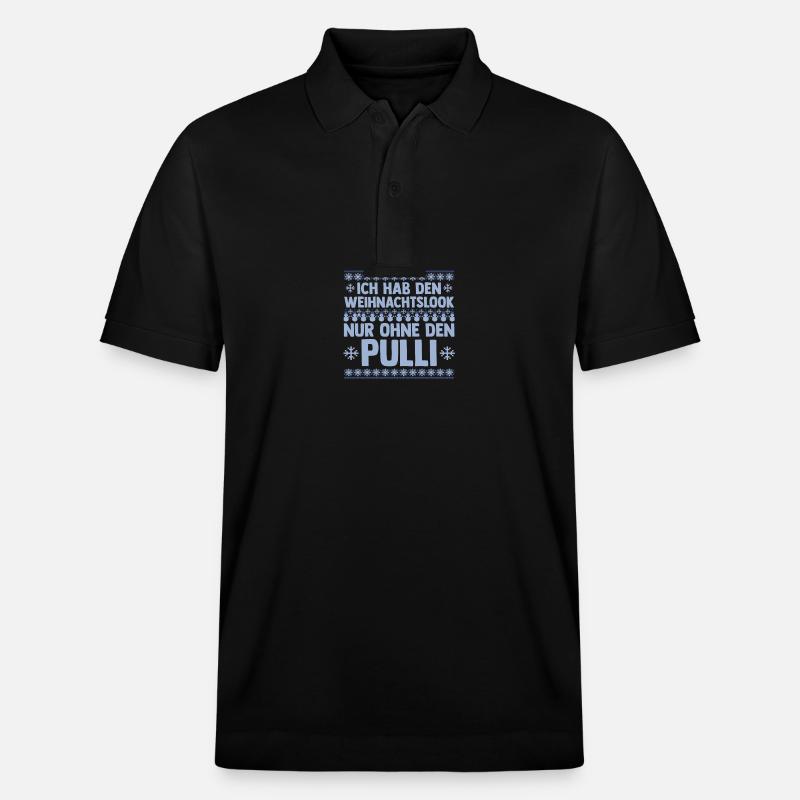 Père Noël Noël laid Noël - Polo PREPSTER bio Stanley/Stella Unisexe - noir