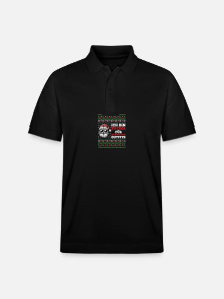 Christmas Ugly Christmas - Stanley/Stella Unisex Organic Polo Shirt PREPSTER - black