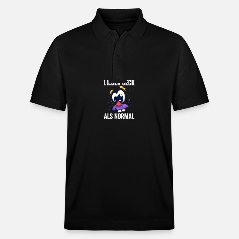 Costume de carnaval Carnaval - Polo PREPSTER bio Stanley/Stella Unisexe - noir