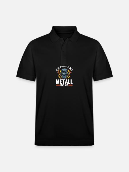 Welding Welding Workers Welder - Stanley/Stella Unisex Organic Polo Shirt PREPSTER - black