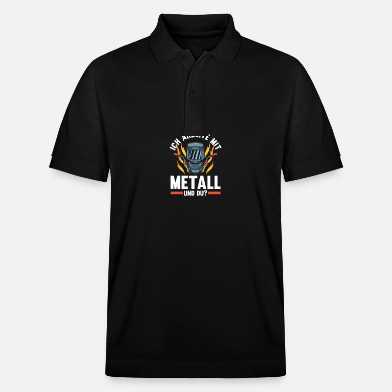 Soudage Soudeurs Soudeurs - Polo PREPSTER bio Stanley/Stella Unisexe - noir