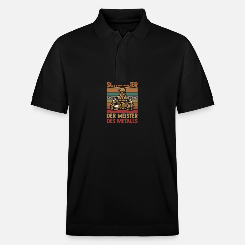 Soudage Soudeurs Soudeurs - Polo PREPSTER bio Stanley/Stella Unisexe - noir