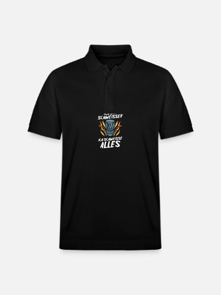 Welding Welding Workers Welder - Stanley/Stella Unisex Organic Polo Shirt PREPSTER - black