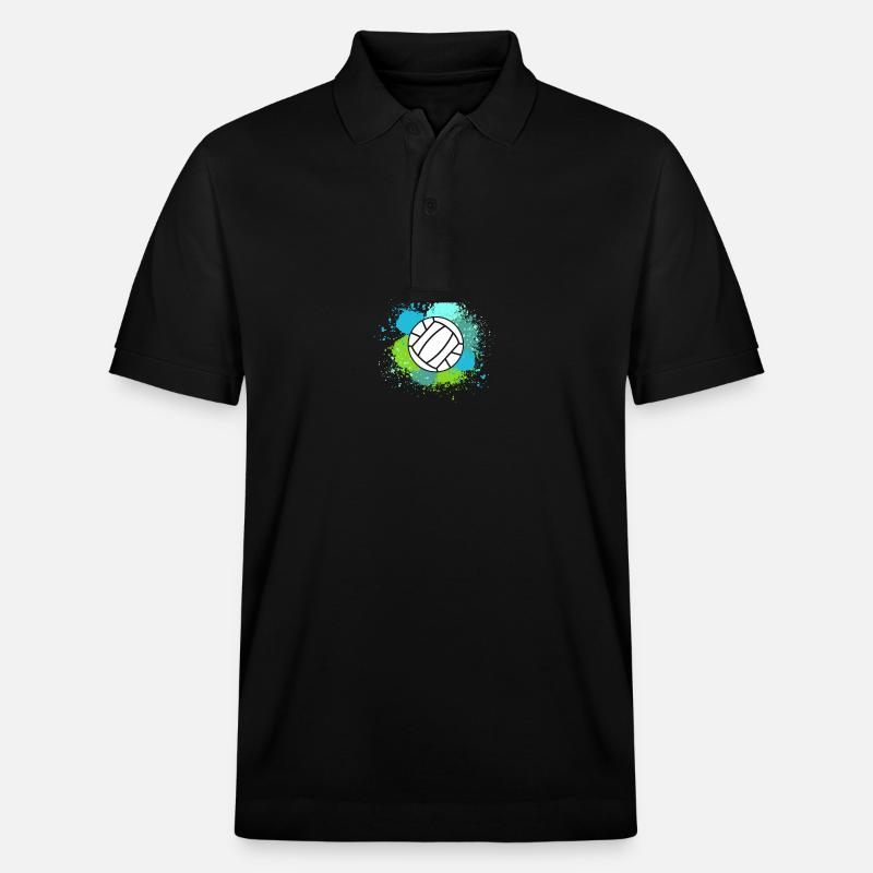 Joueurs de handball Handball - Polo PREPSTER bio Stanley/Stella Unisexe - noir