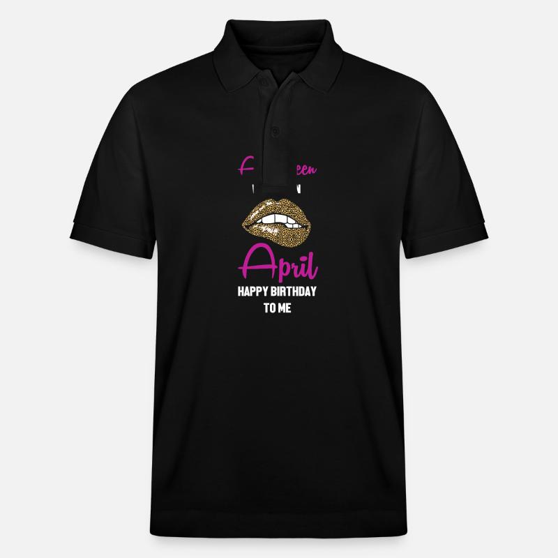 Sternzeichen Widder - Stanley/Stella Unisex Bio-Poloshirt PREPSTER - Schwarz