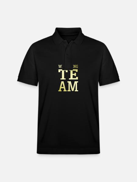 Wrestling Team - Stanley/Stella Unisex Bio-Poloshirt PREPSTER - Schwarz