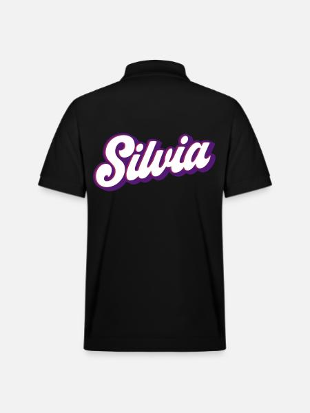 Silvia | Farver kan ændres - Stanley/Stella PREPSTER økologisk unisex poloshirt - sort
