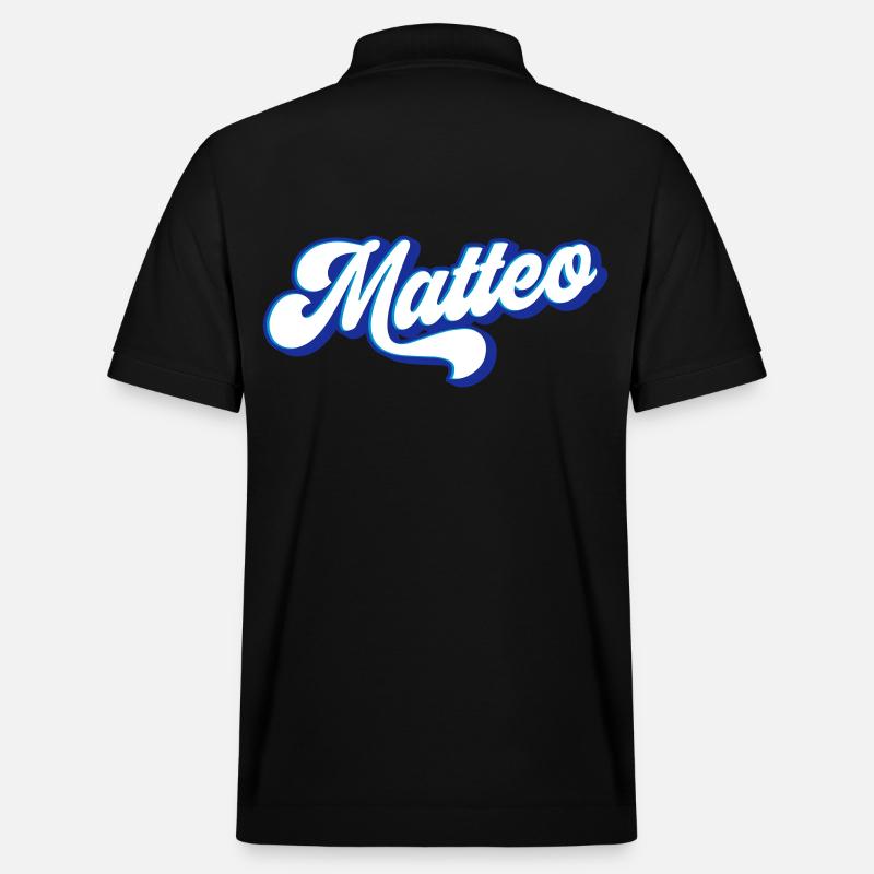 Matteo | Couleurs changeantes - Polo PREPSTER bio Stanley/Stella Unisexe - noir