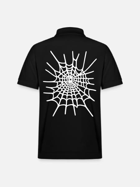 Cobweb - Stanley/Stella Unisex Organic Polo Shirt PREPSTER - black