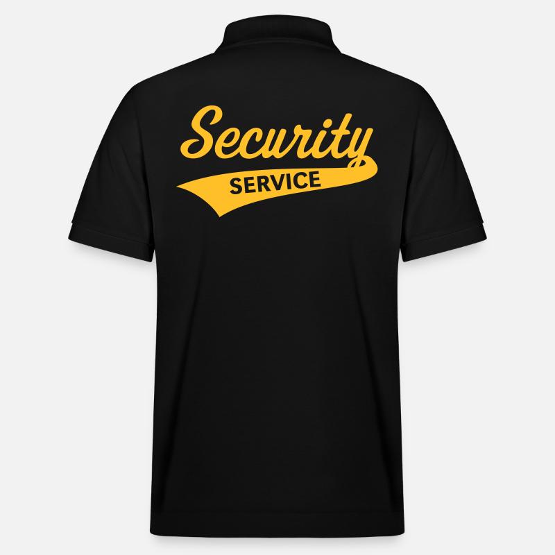 Service de sécurité (Sécurité / Équipe) - Polo PREPSTER bio Stanley/Stella Unisexe - noir