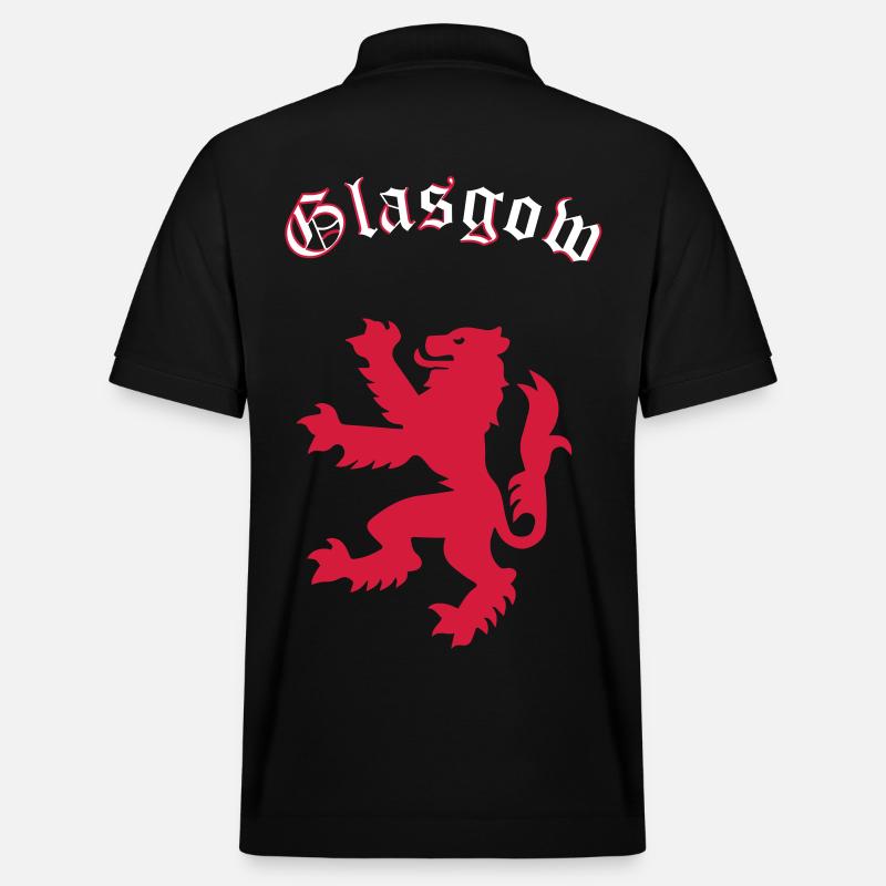 Glasgow - Stanley/Stella Unisex Organic Polo Shirt PREPSTER - black