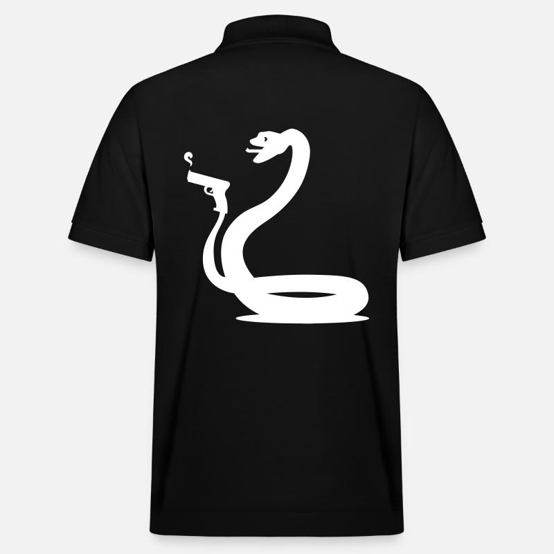 drôle de serpent - Polo PREPSTER bio Stanley/Stella Unisexe - noir