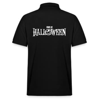 This is Halloween - Stanley/Stella Unisex Bio-Poloshirt PREPSTER - Schwarz - Hinten - Andy (188cm)