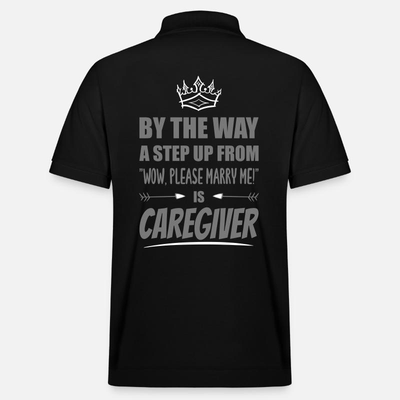 Pfleger sind am attraktivsten - Stanley/Stella Unisex Bio-Poloshirt PREPSTER - Schwarz