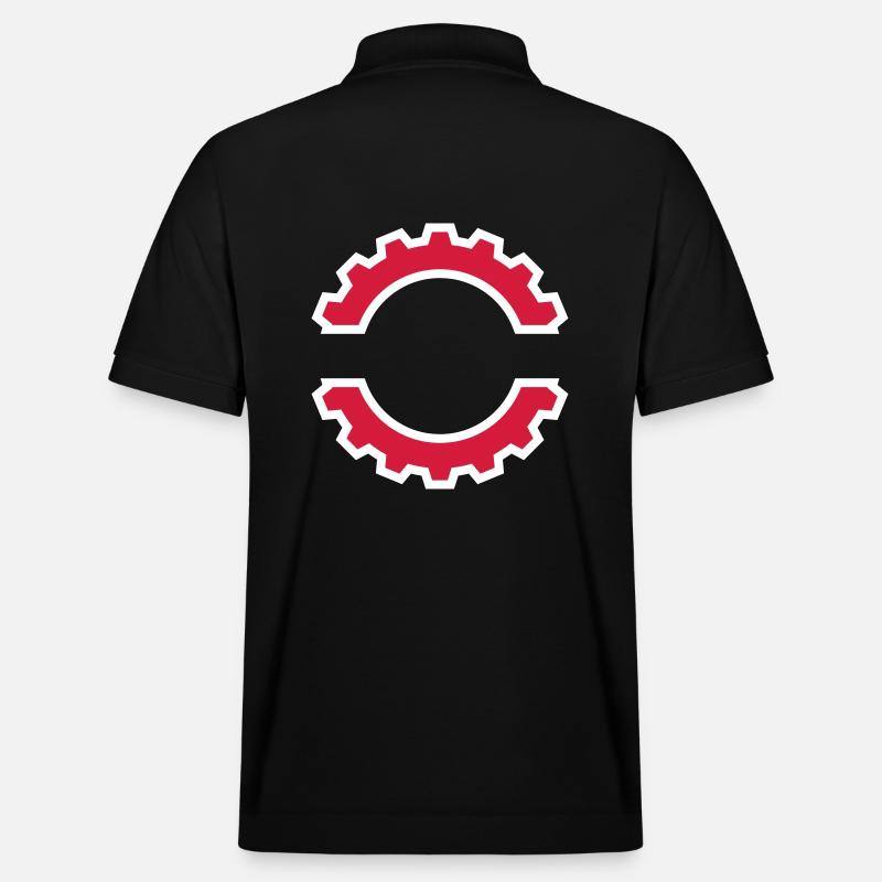EBM Logo 5 (Vektor) - Stanley/Stella Unisex Bio-Poloshirt PREPSTER - Schwarz