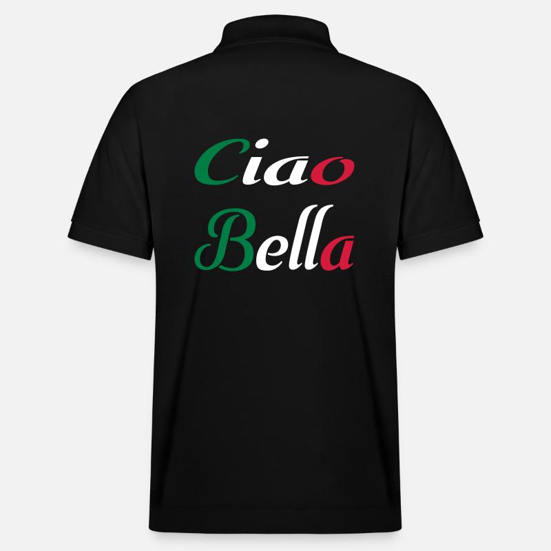 Ciao Bella - Polo PREPSTER bio Stanley/Stella Unisexe - noir