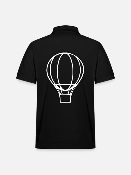 Heissluftballon - Stanley/Stella Unisex Bio-Poloshirt PREPSTER - Schwarz