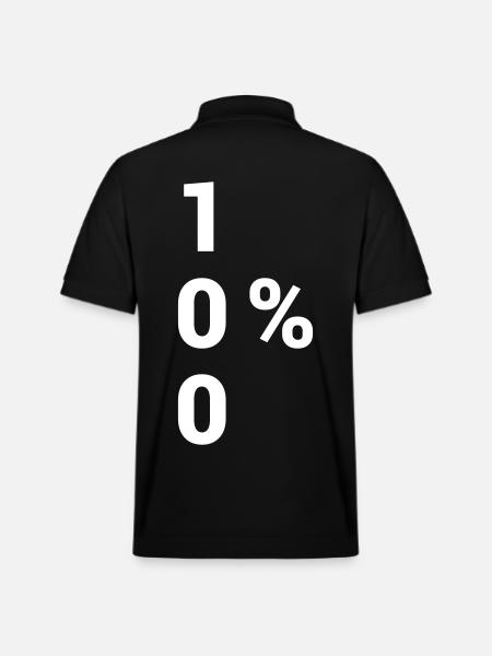 100% Hero - Stanley/Stella Unisex Bio-Poloshirt PREPSTER - Schwarz
