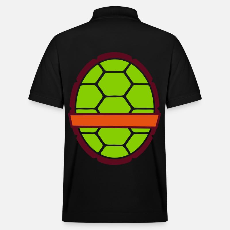 Schildkrötenpanzer - Stanley/Stella Unisex Bio-Poloshirt PREPSTER - Schwarz