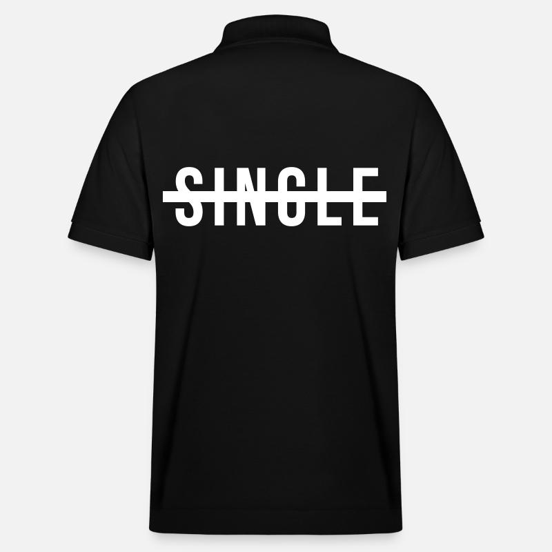 No single statement - Stanley/Stella Unisex Organic Polo Shirt PREPSTER - black