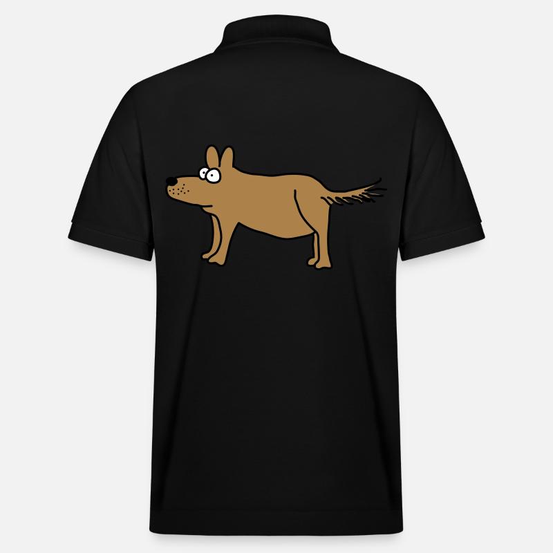 Hund - Stanley/Stella Unisex Bio-Poloshirt PREPSTER - Schwarz