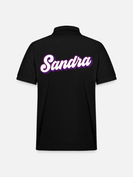 Sandra | Farben änderbar - Stanley/Stella Unisex Bio-Poloshirt PREPSTER - Schwarz