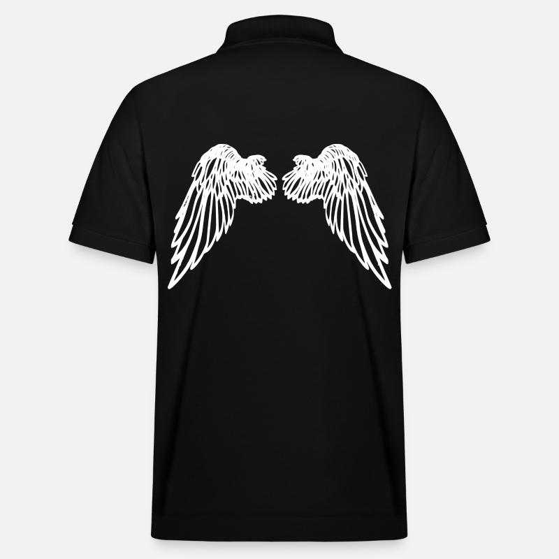Engelsflügel - Stanley/Stella Unisex Bio-Poloshirt PREPSTER - Schwarz