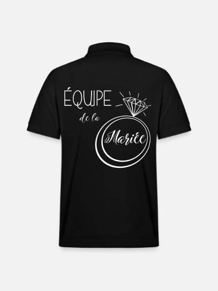 équipe de la mariée - Polo PREPSTER bio Stanley/Stella Unisexe - noir