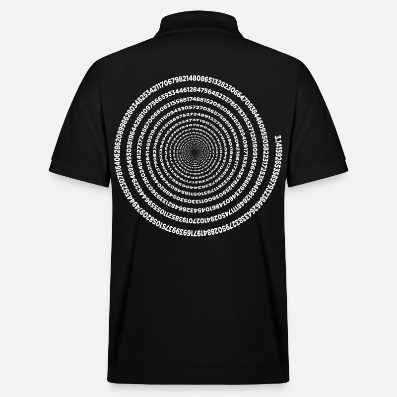Funny Pi Day Spiral Pi Math Tee pi-päivälle 3 14 - Stanley/Stella PREPSTER unisex luomupikeepaita - musta