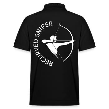 Archer Tireur d’élite recourbé Tir à l’arc BSV - Polo PREPSTER bio Stanley/Stella Unisexe - noir - Dos - Andy (188cm)