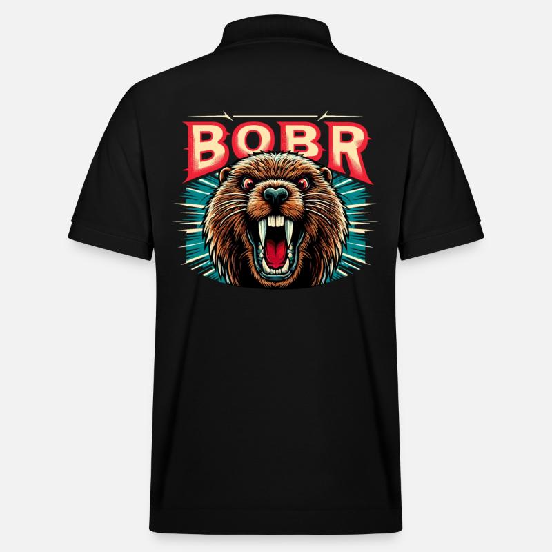 Bobr Bieber Pologne Pologne Cadeau - Polo PREPSTER bio Stanley/Stella Unisexe - noir